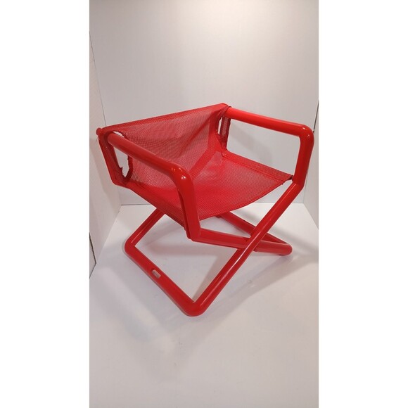 Tyke Hike / Taxi Folding Childs Chair Red Camping Vintage - Picture 3 of 9